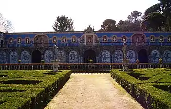 Kings Gallery fountain, Palace of the Marquess of Fronteira, Lisbon, Portugal