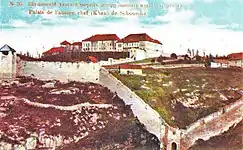 The Palace of the Karabakh Khans on a 19th-century postcard