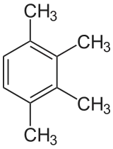 1,2,3,4-Tetramethylbenzene or Prehnitene