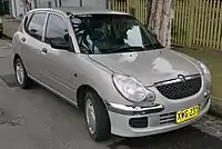 2002 Sirion (M100RS; facelift, Australia)