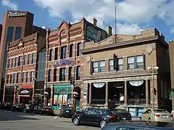 Buildings on 5th Avenue in downtown in 2008