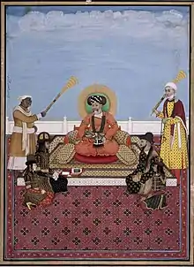 Akbar Shah II and his four sons