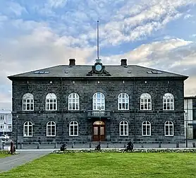 Parliament House in Reykjavík (by Ferdinand Meldahl, 1880–1881)