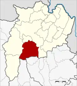 District location in Chiang Rai province