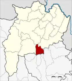 District location in Chiang Rai province