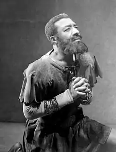 1938Daniel L. Haynes in a 1938 stage presentation of Androcles and the Lion at the Lafayette Theatre, Harlem