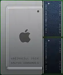 Processor designed by Apple (M1)