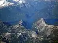 Mt. Arthur is next to Mt Wellington with McConnell Lake center foreground.