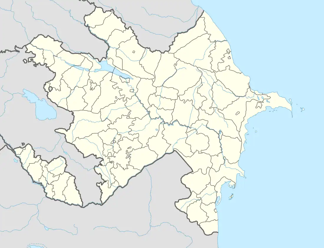 Qaysarlı is located in Azerbaijan