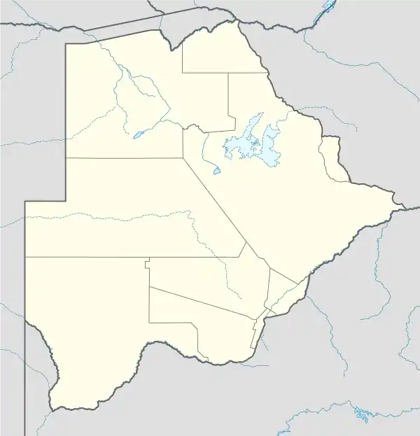 East Hanahai is located in Botswana