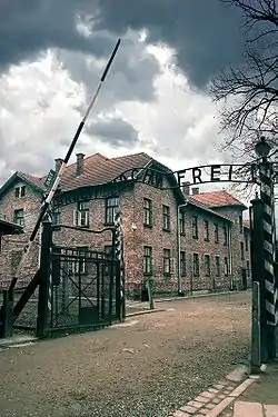 Image 14Entrance to Auschwitz I, part of the Auschwitz-Birkenau Memorial and Museum, a Holocaust museum on the site of the former Nazi concentration camps