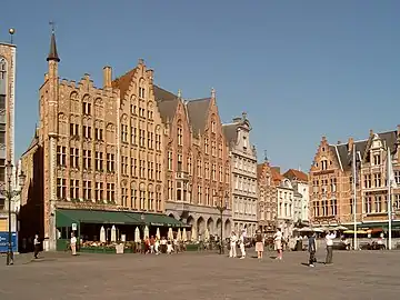 Part of the Markt (market square)