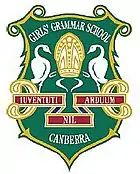 Canberra Girls Grammar School crest. Source: www.cggs.act.edu.au (CGGS website)