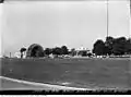 View of bandshell under construction in 1936