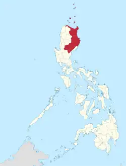 Map of the Philippines highlighting Cagayan Valley