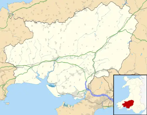 Cwmcarnhywel is located in Carmarthenshire