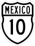 Federal Highway 10 shield