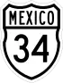 Federal Highway 34 shield