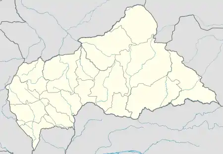 Aliwali is located in Central African Republic