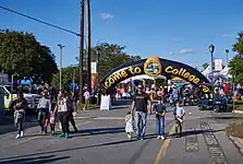 Entrance at the College Park day