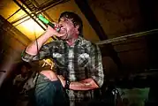 Vocalist Cory Brandan Putman live in 2007 with Norma Jean