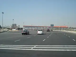 Toll gate of the Delhi Gurgaon Expressway.