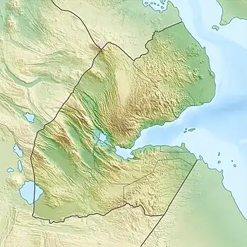 Weʽa is located in Djibouti