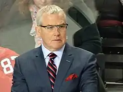 Photo of Doug MacLean while coaching