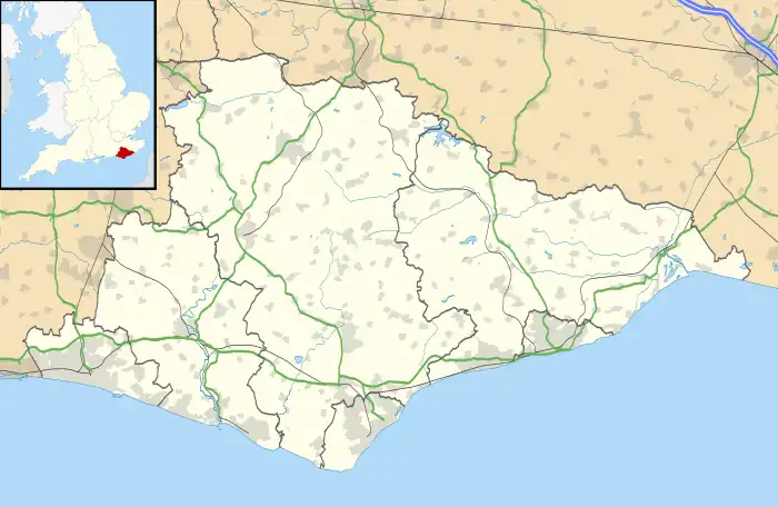 RAF Deanland is located in East Sussex