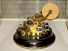 Image 39Stock telegraph ticker machine by Thomas Edison (from History of telecommunication)