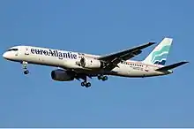 A EuroAtlantic Airways Boeing 757