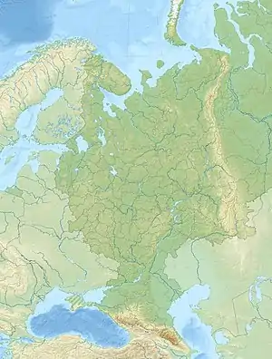 Map showing the location of Kolka GlacierХъолхъа