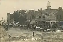 Main Street, Hartley, Iowa 1900