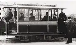 Image 20Lichterfelde tram, 1882 (from Rail transport)