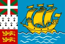 Flag of Saint Pierre and Miquelon(unofficial)