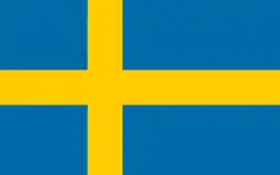 Flag of Sweden (adopted 1906, but colors in use since at least the mid-16th century). The legend says that in 1157, during the First Swedish Crusade, the Swedish king Eric the Holy saw a golden cross appear in the blue sky.