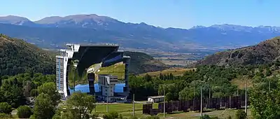 Image 25The solar furnace at Odeillo in the Pyrénées-Orientales in France can reach temperatures up to 3,500 °C (6,330 °F). (from Engineering)