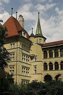 Ratzé Castle in Fribourg (now the Musée d'art et d'histoire)