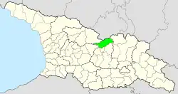 Location of Java Municipality in Georgia