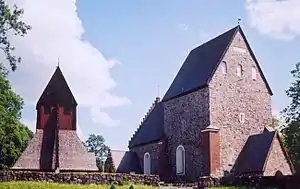 Gamla Uppsala Church from the west