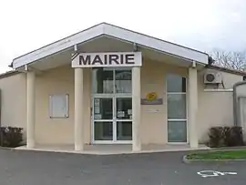 The town hall in Gauriaguet