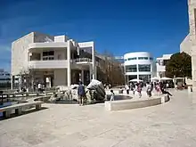 Image 12Exhibitions Pavilion and Rotunda of the Getty Center, Los Angeles, an art museum