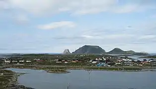 Gjesvaerstappan viewed from Gjesvær