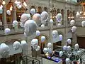 Image 9Floating Heads by Sophie Cave (2006), installed in the East Court of the Kelvingrove Art Gallery and Museum, Glasgow