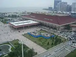 Gongbei Port on the mainland side of the Zhuhai–Macau border.