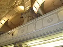 Interior detail of the 1905 synagogue