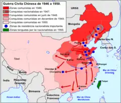 Image 60Map of the Chinese Civil War (from History of China)