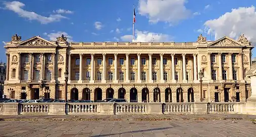 Hotel de la Marine on the Place de la Concorde (1761–1770)