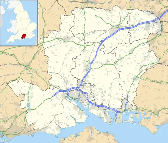 Upper Wootton is located in Hampshire