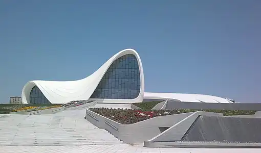 Heydar Aliyev Center in Baku, Azerbaijan (2007–2013)